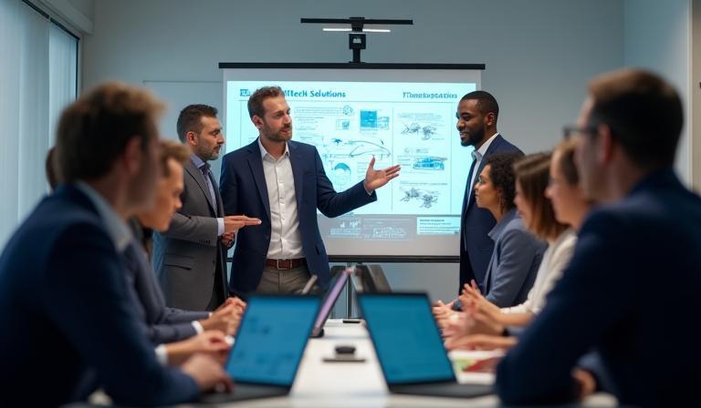 MautTech Solutions team collaborating on a transportation project